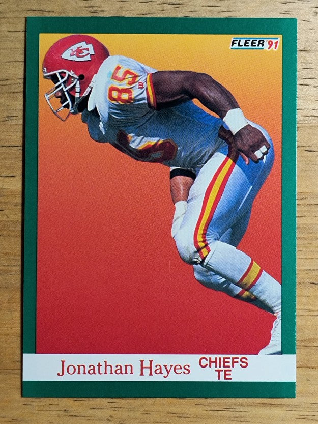 1991 Fleer #92 Jonathan Hayes