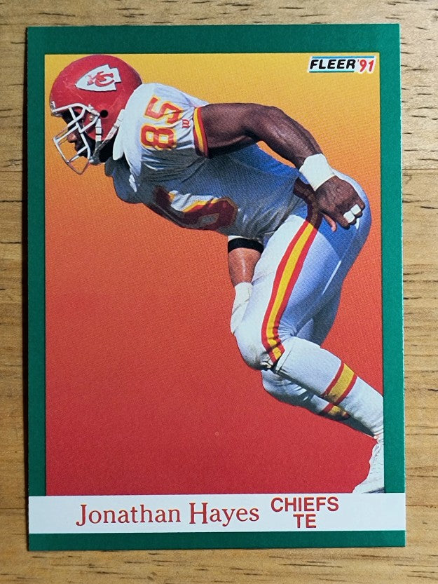 1991 Fleer #92 Jonathan Hayes
