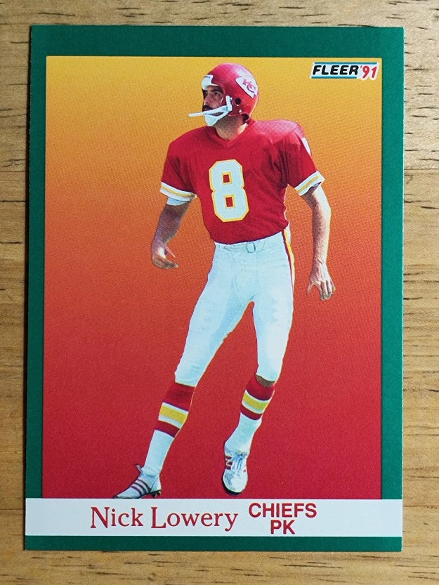1991 Fleer #94 Nick Lowery