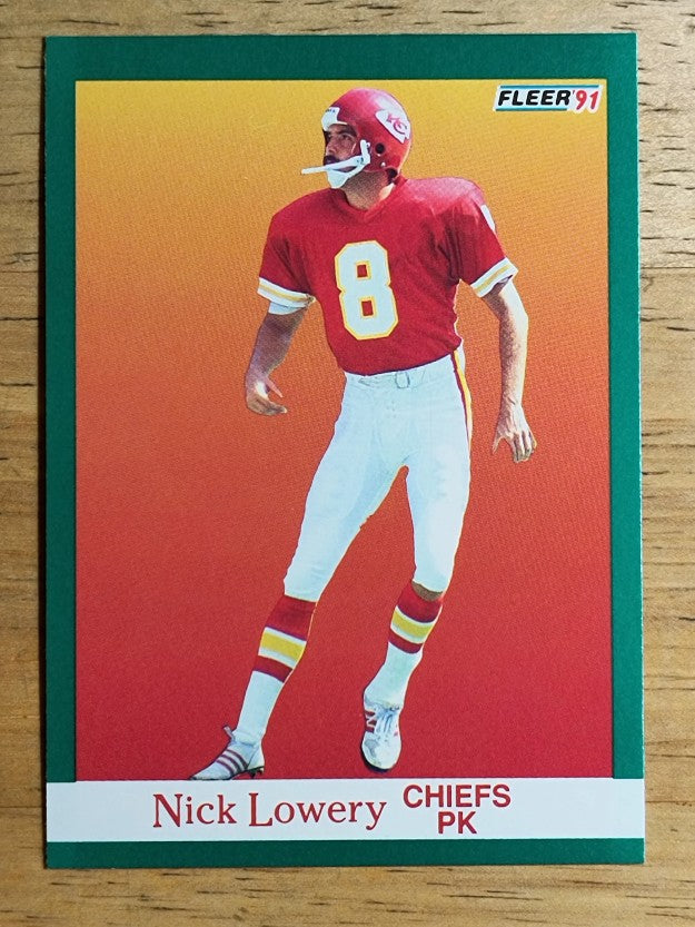 1991 Fleer #94 Nick Lowery
