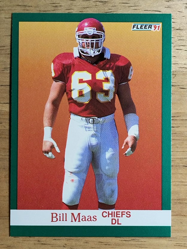 1991 Fleer #95 Bill Maas UER