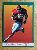 1991 Fleer #96 Christian Okoye
