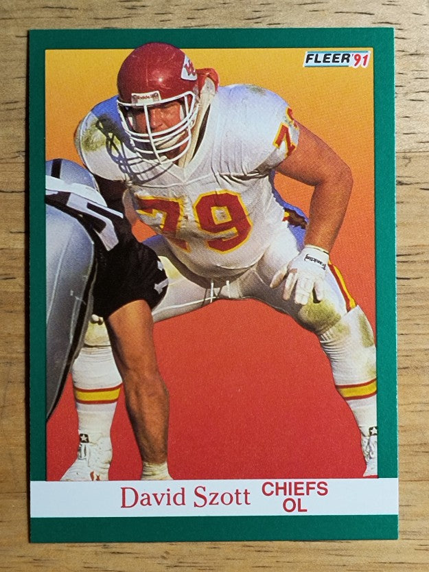 1991 Fleer #99 David Szott RC