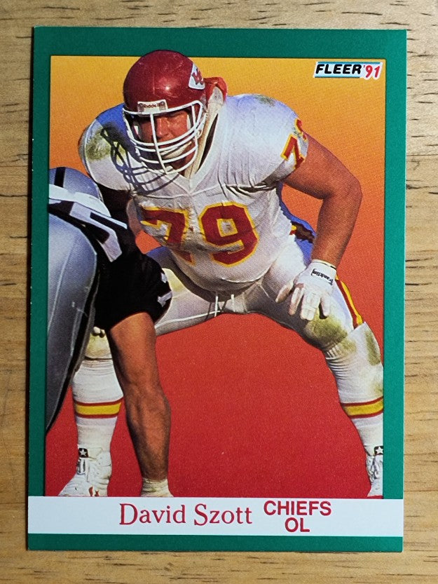 1991 Fleer #99 David Szott RC