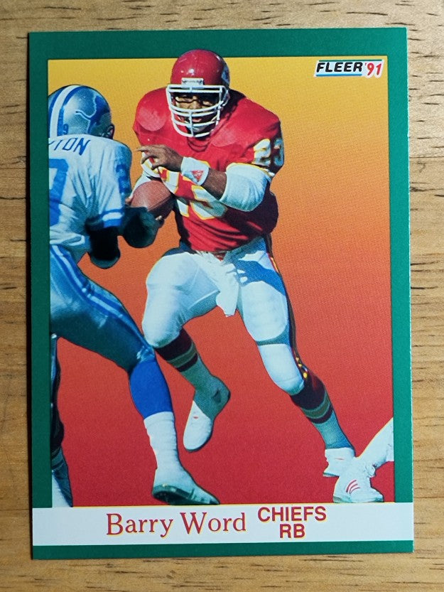 1991 Fleer #101 Barry Word FFC