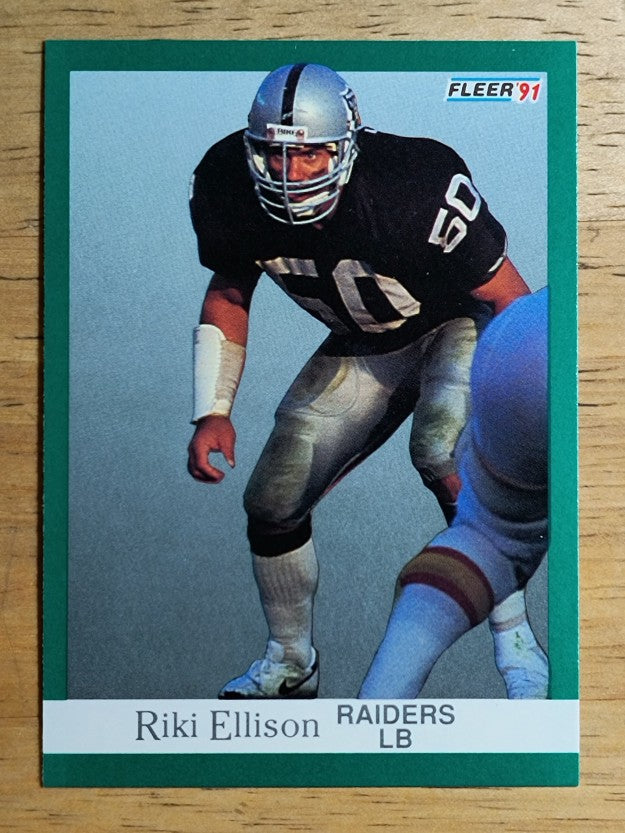 1991 Fleer #105 Riki Ellison