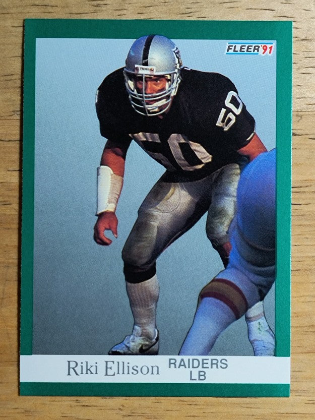 1991 Fleer #105 Riki Ellison