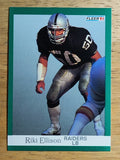 1991 Fleer #105 Riki Ellison