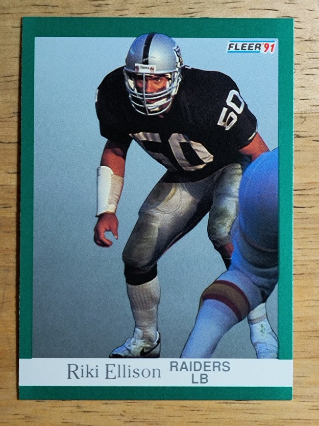 1991 Fleer #105 Riki Ellison