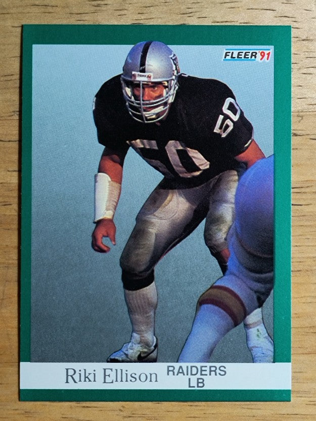 1991 Fleer #105 Riki Ellison
