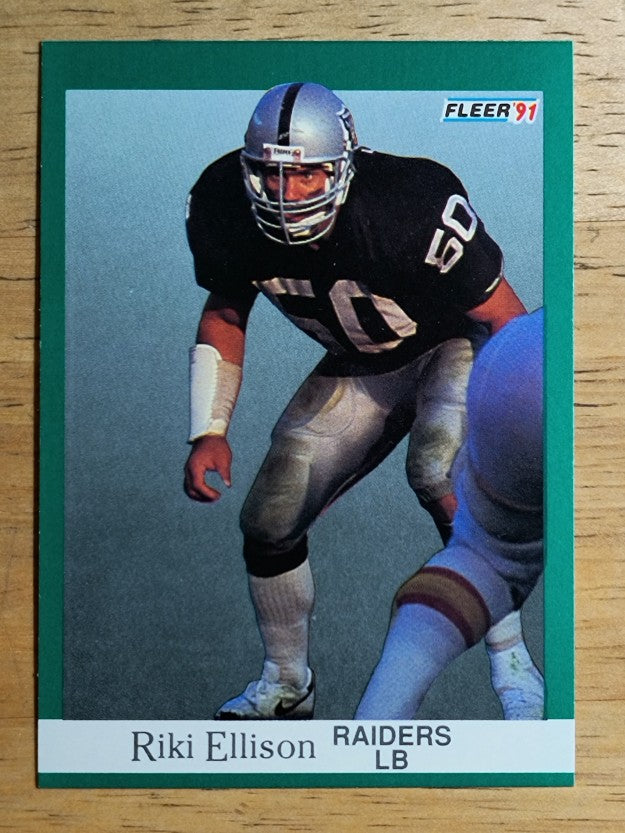 1991 Fleer #105 Riki Ellison