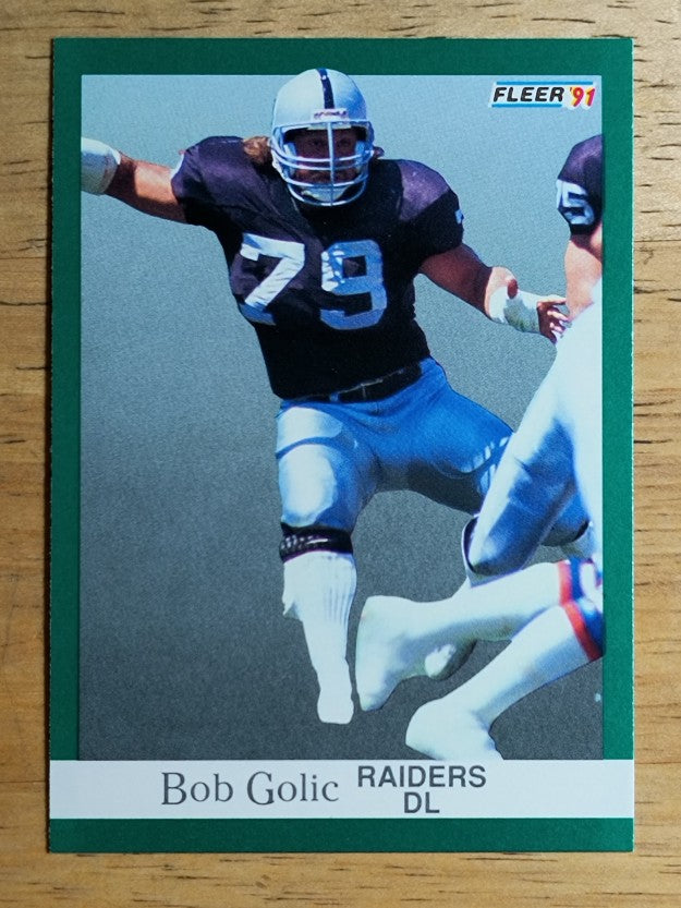 1991 Fleer #108 Bob Golic