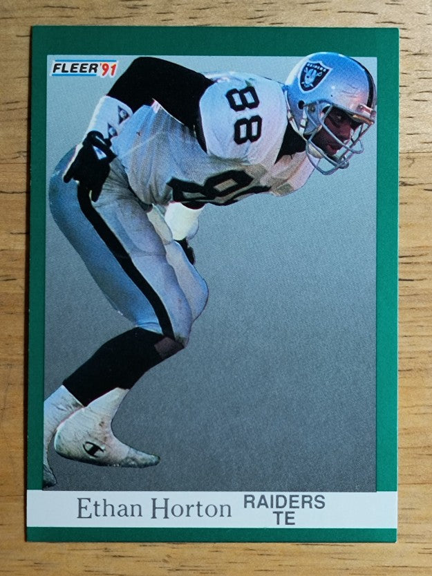 1991 Fleer #109 Ethan Horton FFC