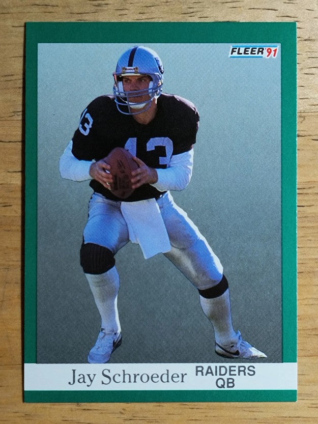 1991 Fleer #114 Jay Schroeder