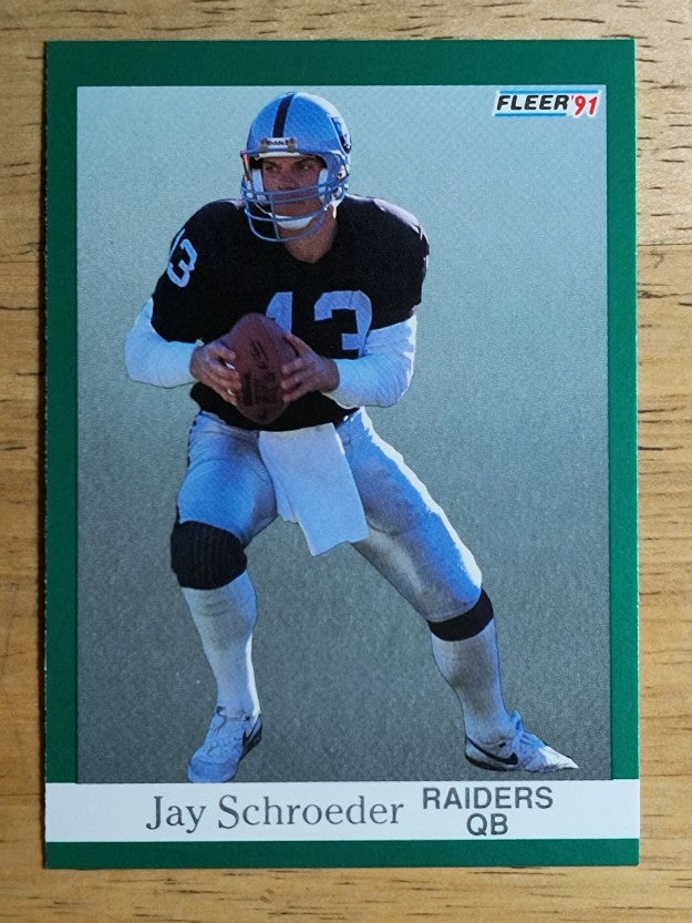 1991 Fleer #114 Jay Schroeder