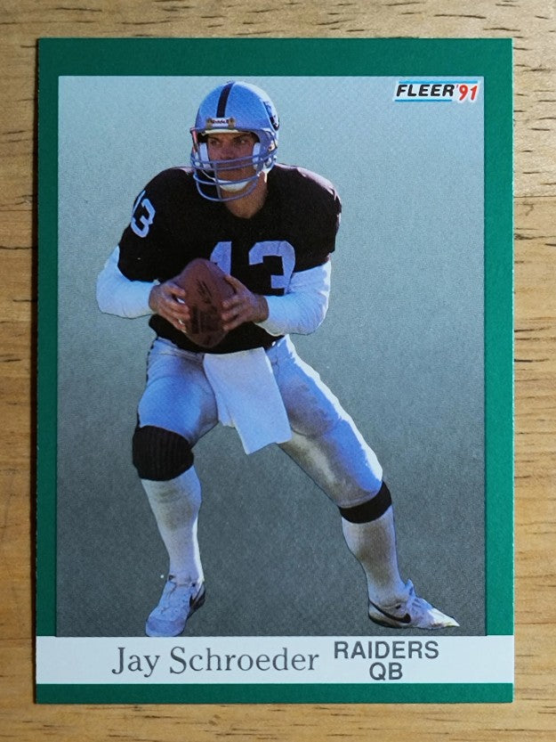 1991 Fleer #114 Jay Schroeder