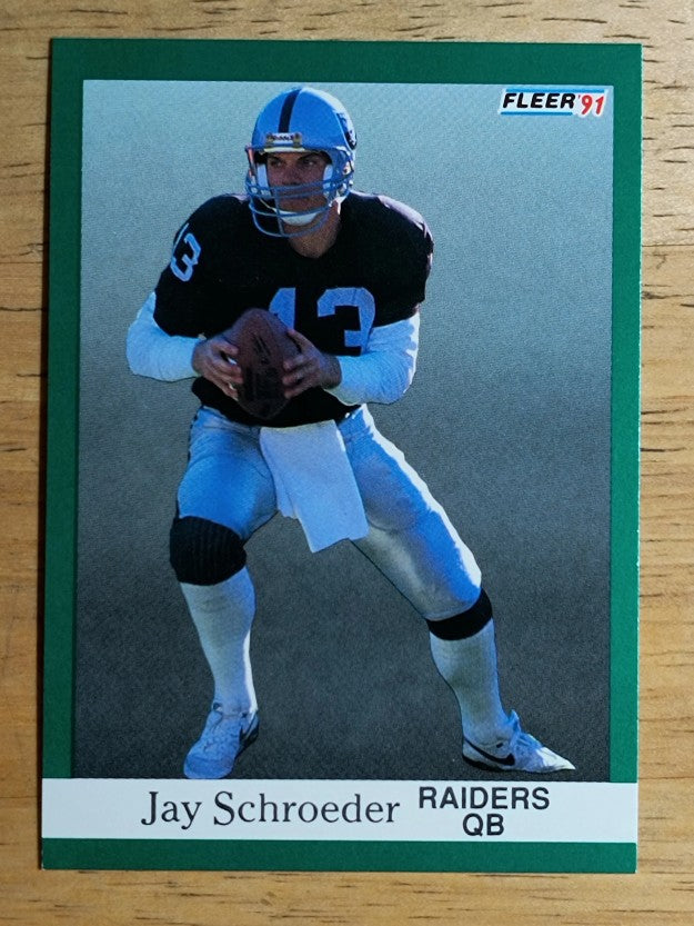 1991 Fleer #114 Jay Schroeder