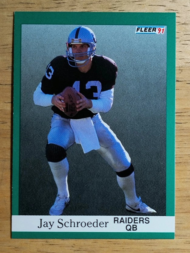 1991 Fleer #114 Jay Schroeder