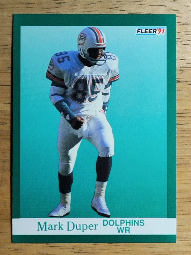 1991 Fleer #119 Mark Duper
