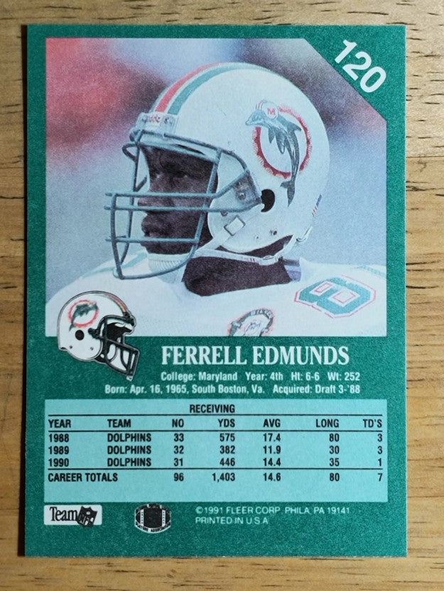 1991 Fleer #120 Ferrell Edmunds
