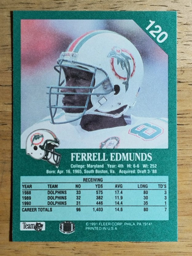 1991 Fleer #120 Ferrell Edmunds