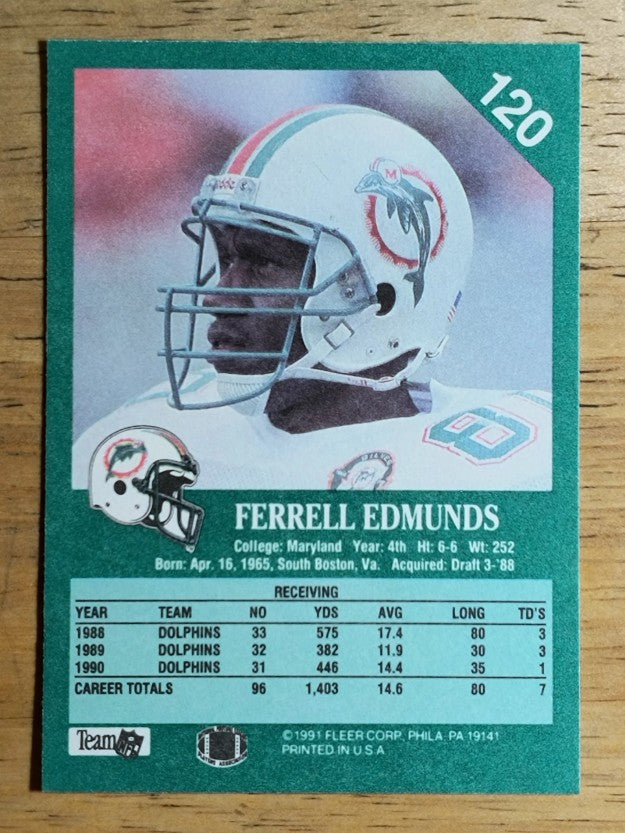 1991 Fleer #120 Ferrell Edmunds