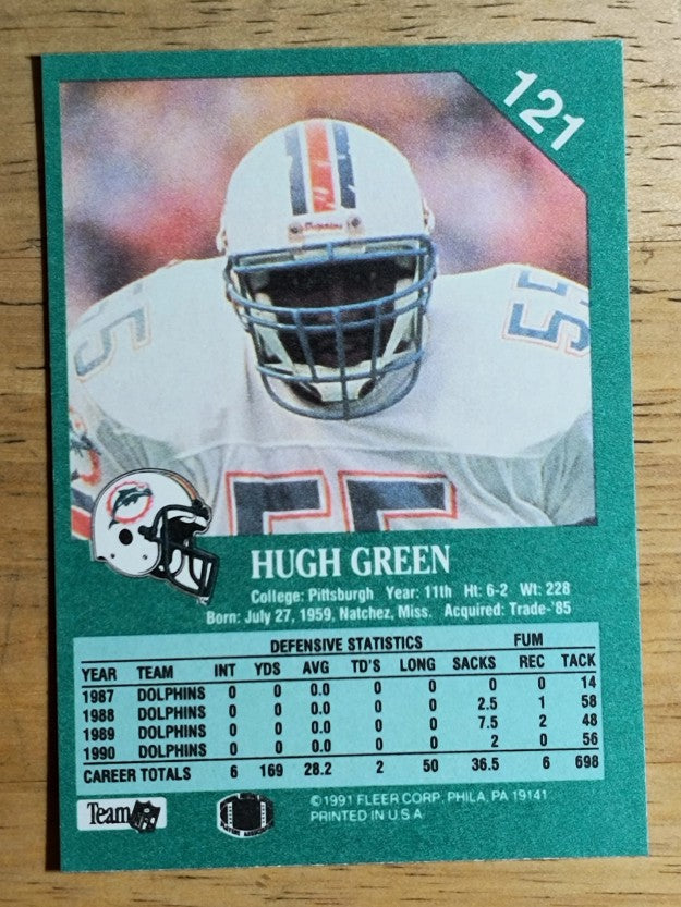 1991 Fleer #121 Hugh Green