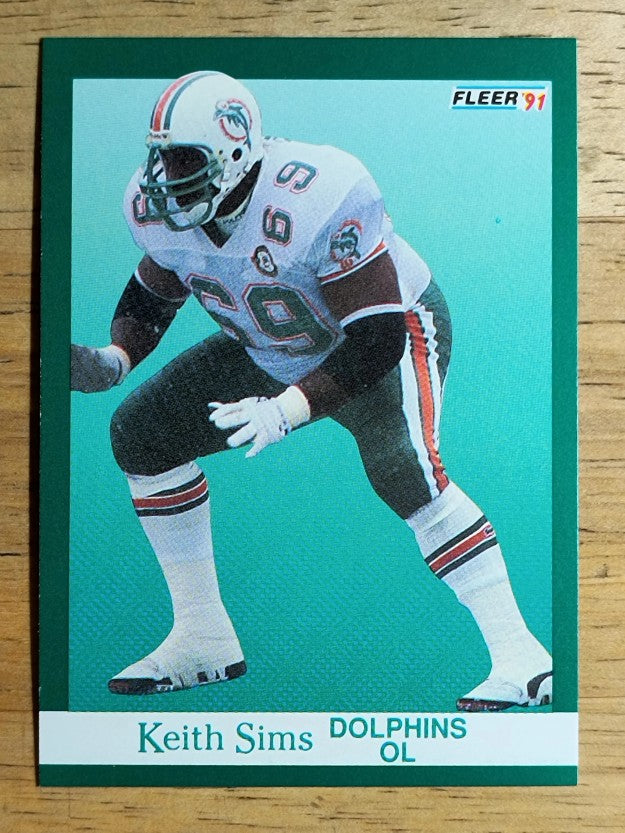 1991 Fleer #130 Keith Sims