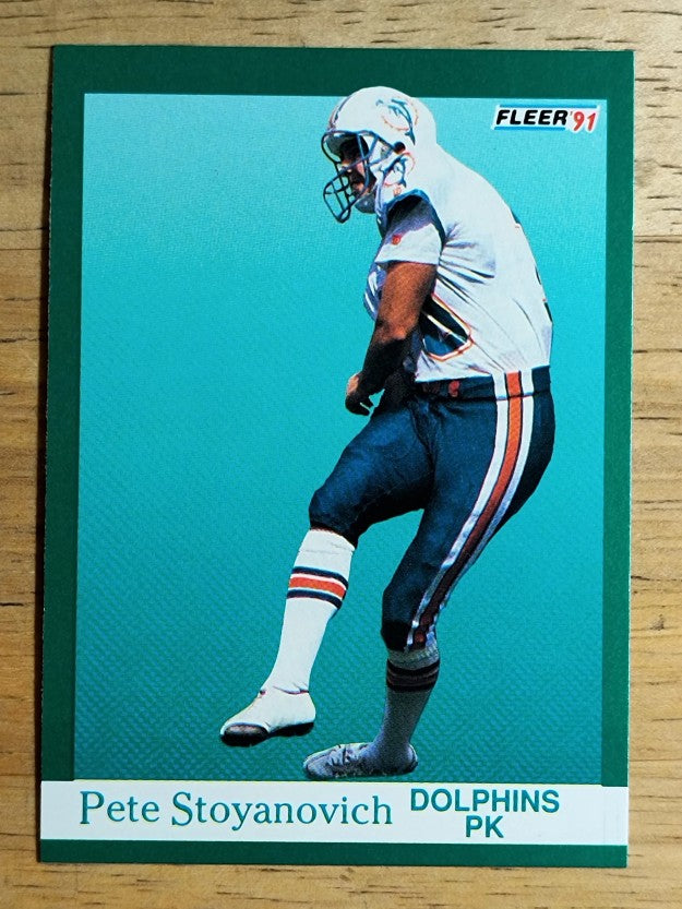 1991 Fleer #132 Pete Stoyanovich