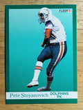 1991 Fleer #132 Pete Stoyanovich