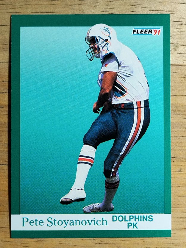1991 Fleer #132 Pete Stoyanovich