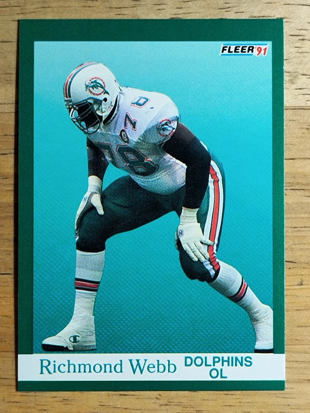 1991 Fleer #133 Richmond Webb