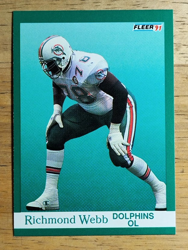 1991 Fleer #133 Richmond Webb