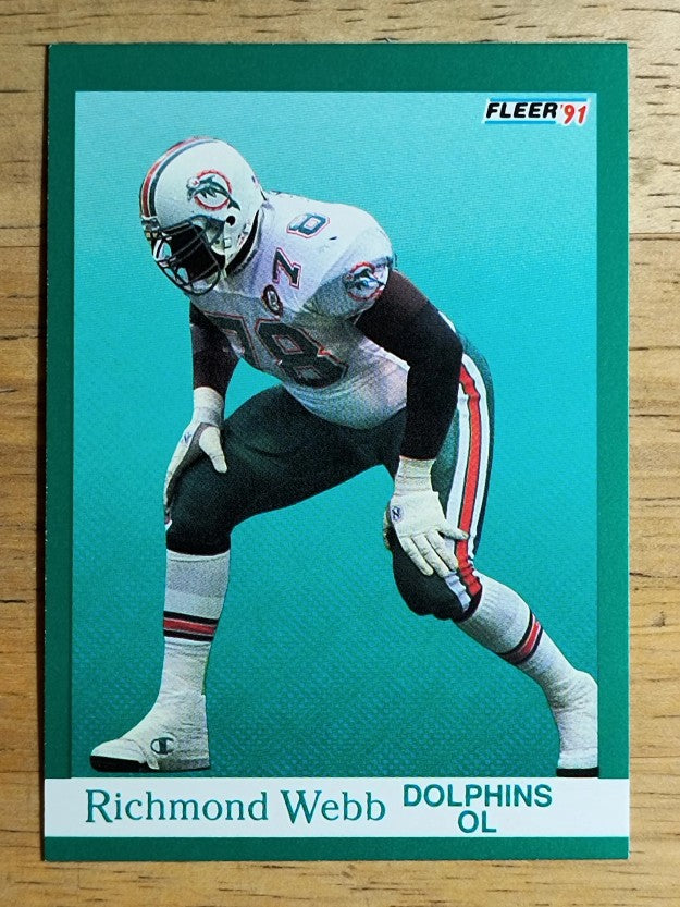 1991 Fleer #133 Richmond Webb