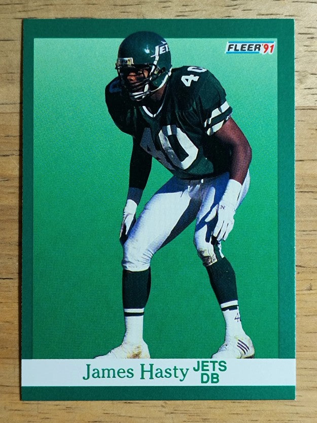 1991 Fleer #150 James Hasty