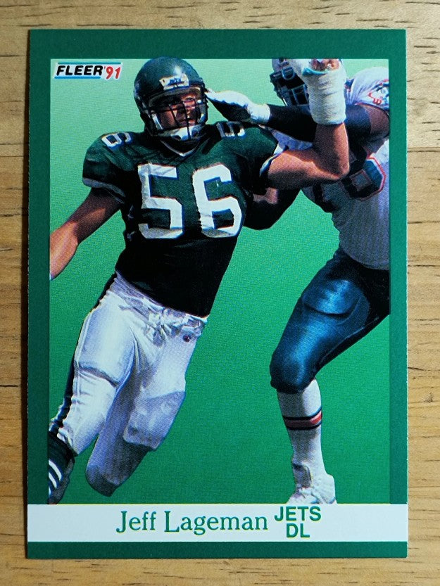 1991 Fleer #151 Jeff Lageman