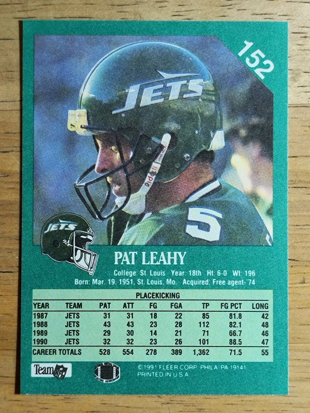 1991 Fleer #152 Pat Leahy