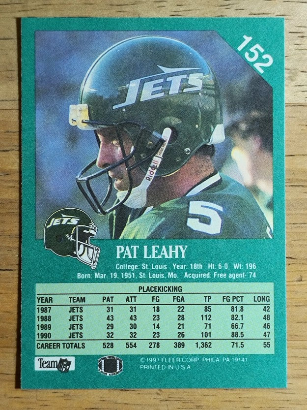 1991 Fleer #152 Pat Leahy
