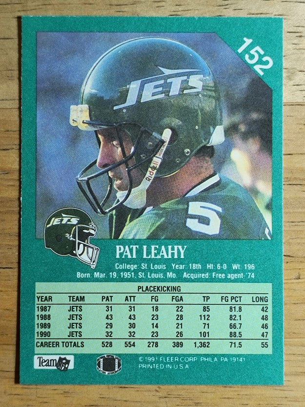 1991 Fleer #152 Pat Leahy