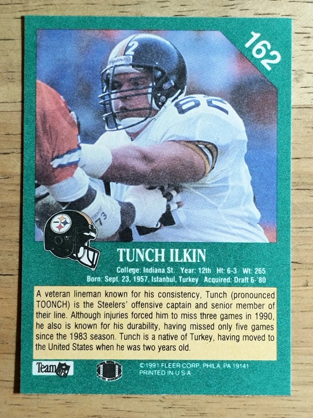 1991 Fleer #162 Tunch Ilkin
