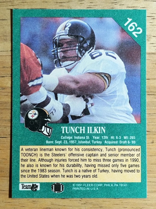 1991 Fleer #162 Tunch Ilkin