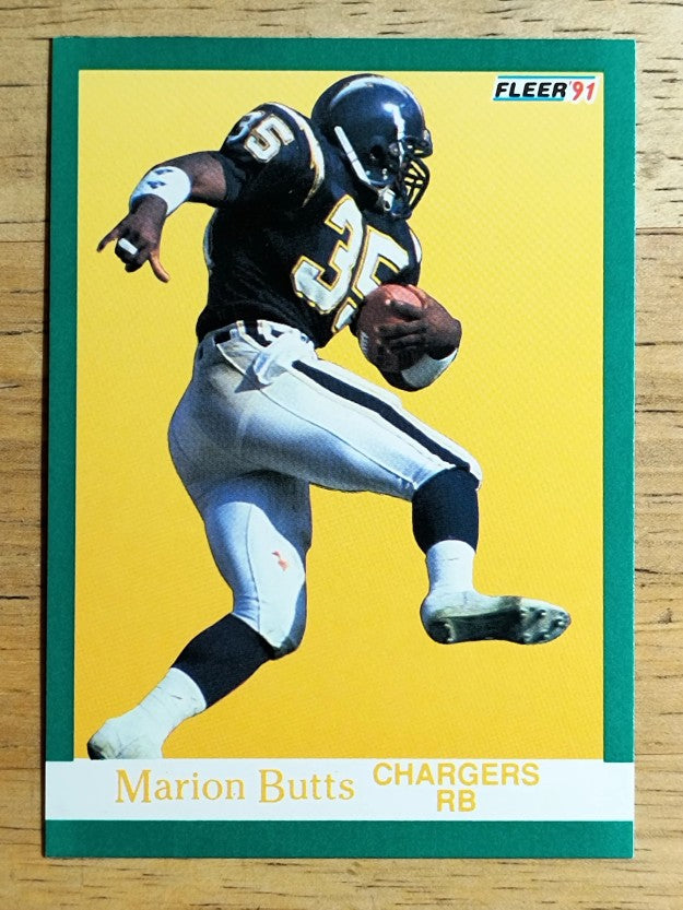 1991 Fleer #171 Marion Butts