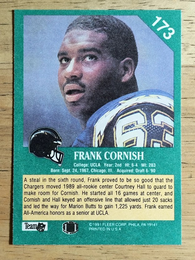 1991 Fleer #173 Frank Cornish