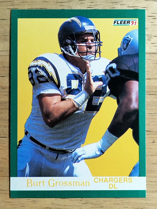 1991 Fleer #175 Burt Grossman