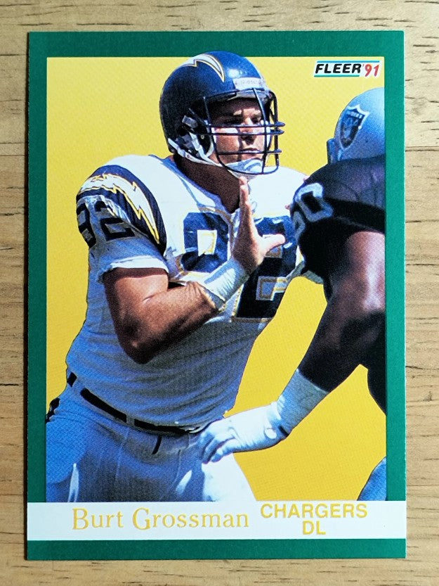 1991 Fleer #175 Burt Grossman