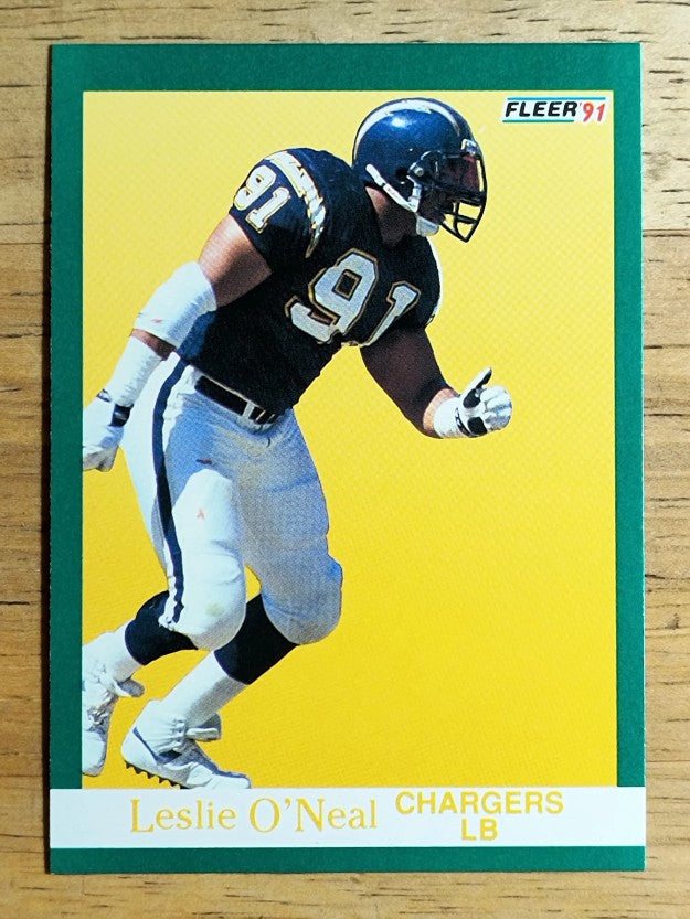 1991 Fleer #177 Leslie O'Neal