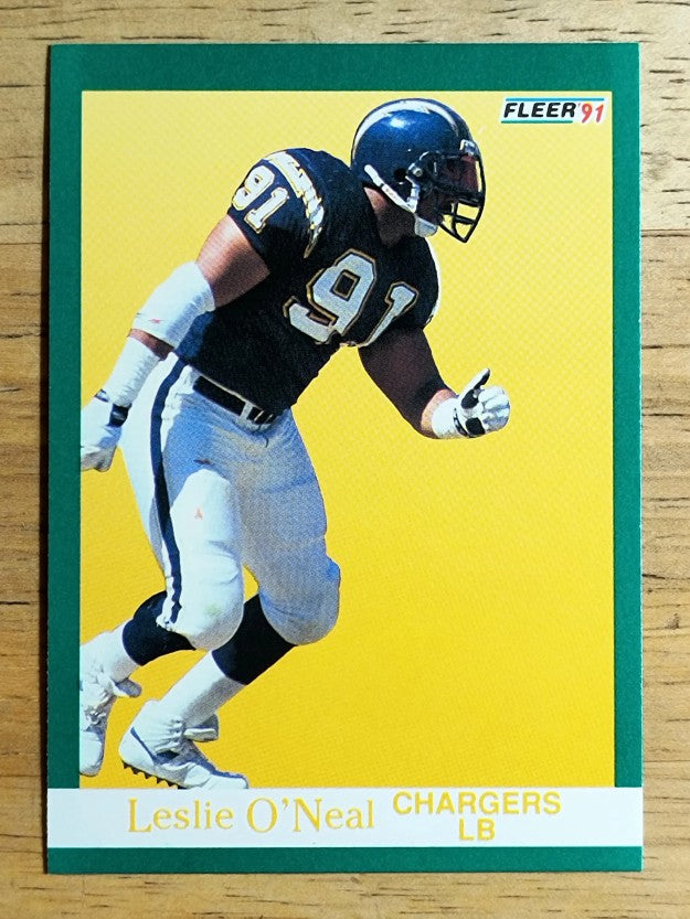1991 Fleer #177 Leslie O'Neal