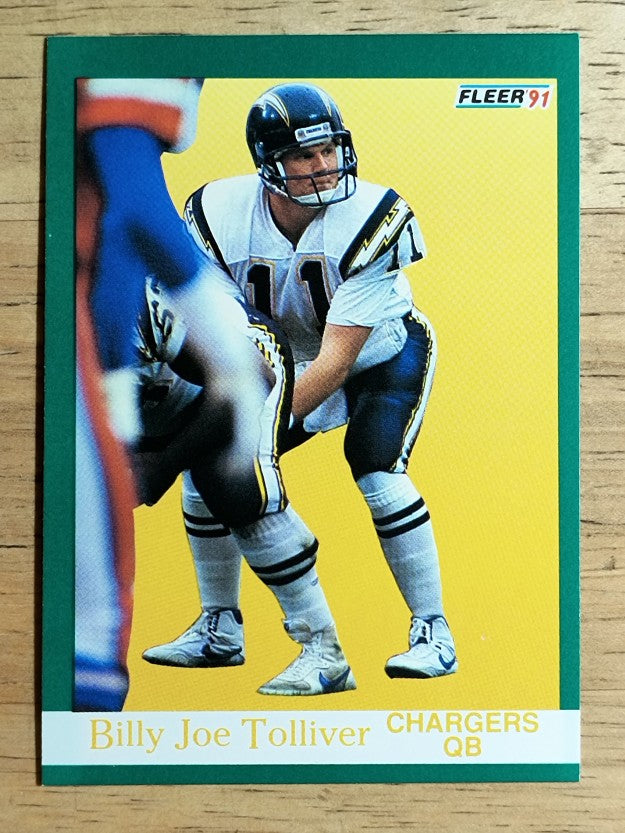 1991 Fleer #180 Billy Joe Tolliver