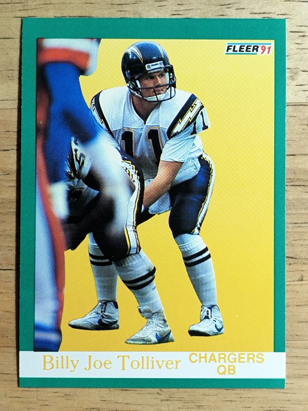 1991 Fleer #180 Billy Joe Tolliver