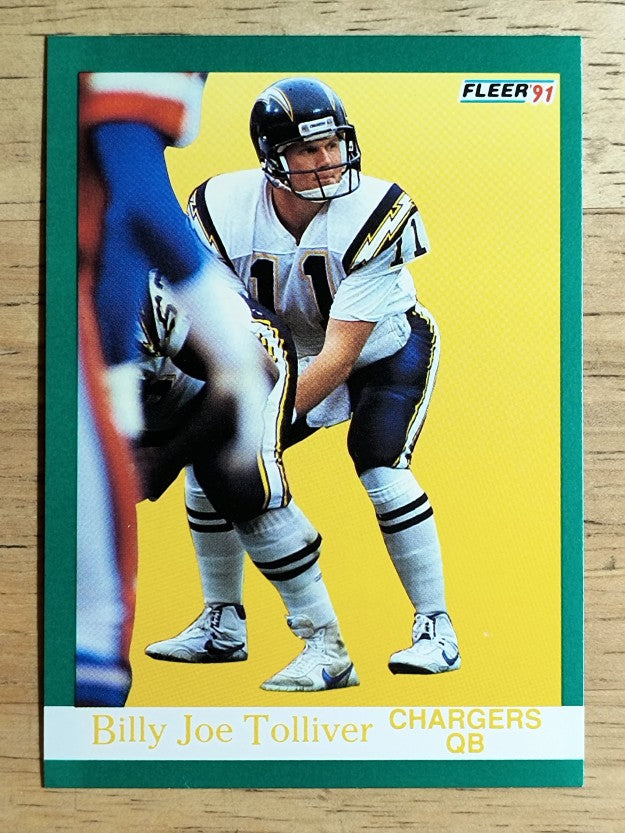 1991 Fleer #180 Billy Joe Tolliver